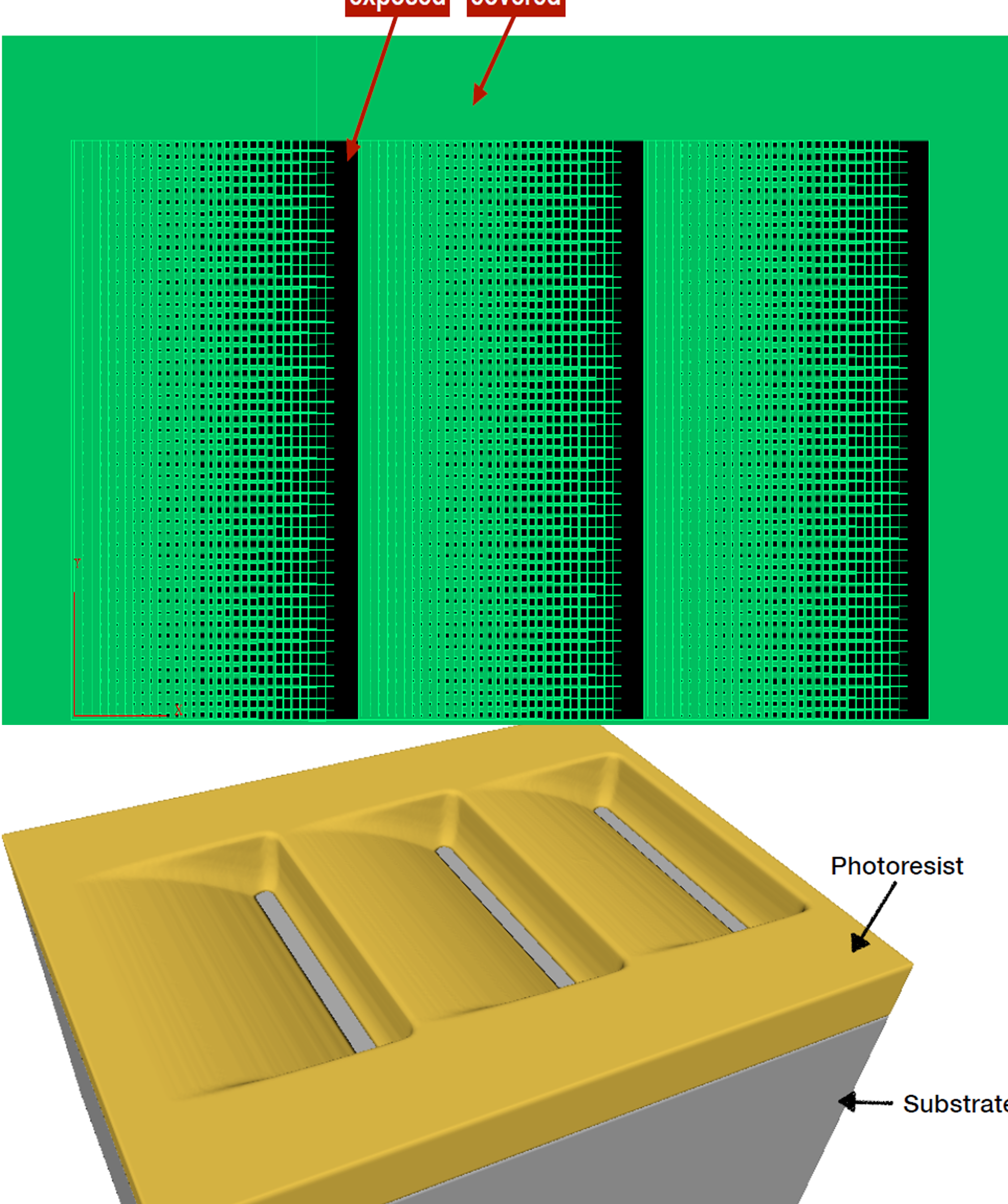 3D Lithography in FabSim 3D灰度光刻工艺